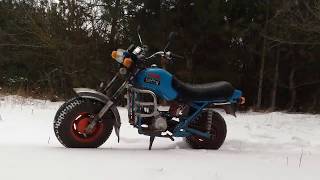 Картинка: зимой на мотоцикле | тула тмз 5.952