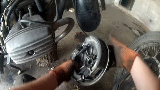 Картинка: задачка 5: регулировка передних тормозов днепр 11