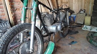 Картинка: реставрация мотоцикла "минск" | полная разборка | часть 1