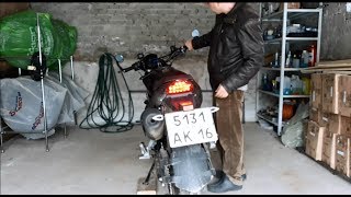 Картинка: ставлю стробы в стоп-сигналы на китайский мотоцикл abm rx200!