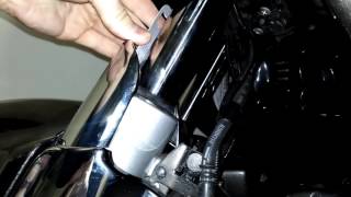 Картинка: ремонт вилки мотоцикла, простой дешевый быстрый