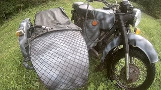 Картинка: докатался на мотоцикле днепр мт 11/чуть не утопил