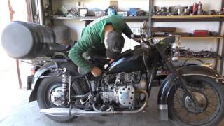 Картинка: ремонт мотоцикла к-750 (днепр-12. м-72 ). заводится, но не едет .