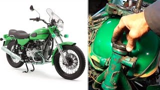 Картинка: урал и мт-10  -  реставрация рулевой колонки мотоцикла