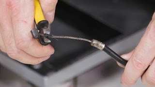Картинка: ремонт тросика - repair clutch cable