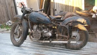 Картинка: мотоцикл днепр к-650 (касьян) часть 2 первый запуск. из мрази в князи biker tv ачинск 2016