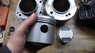 Картинка: поршни под ваз кольца на днепр. увеличение степени сжатия.