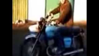 Картинка: советский мотоцикл иж юпитер 5 передача на мотоцикле