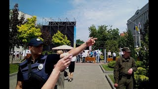 Картинка: парад вышиванок и порошенко.  пропуск.  днепр, 17 мая 2018