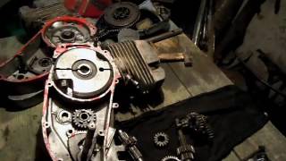 Картинка: ремонт коробки передач кпп мотоцикла иж юпитер 3 часть 2