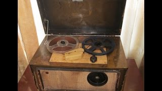 Картинка: катушечный магнитофон днепр-3, 1954 г., ссср. reel tape recorder dnepr-3, 1954, the ussr