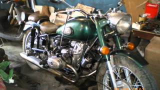 Картинка: мотоцикл м-62 реставрация