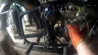 Картинка: задачка 10 как на днепр-11 отрегулировать сцепление не заводя мотоцикл?