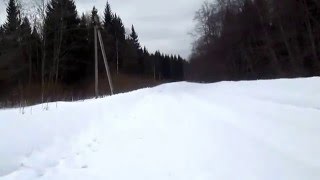 Картинка: восход 3м01. эндуро из того что было. самоделка. прохват по деревне.